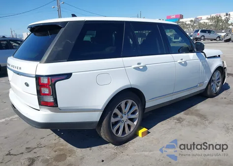2016 Land Rover Range Rover 3.0L V6 Turbocharged Diesel Hse Td6 из США, поврежденный, VIN SALGS2KF8GA296579